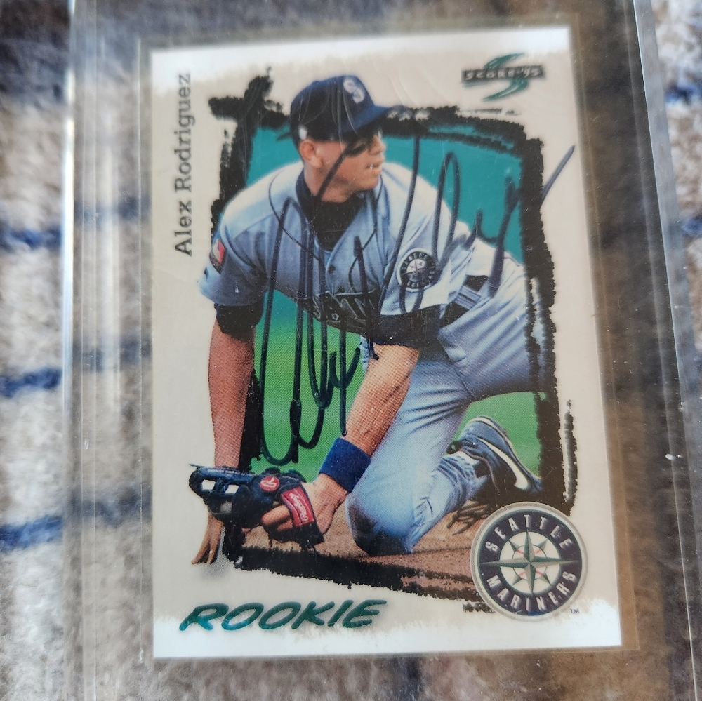 Alex Rodriguez Autograph Card